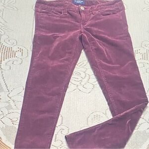 American Eagle Outfitters Women's Skinny Jeans - Burgundy